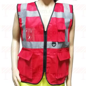 4 Pockets Executive Fabric Type Safety Vest