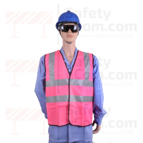 Hi Viz Safety Vest/Jacket - Pink Color